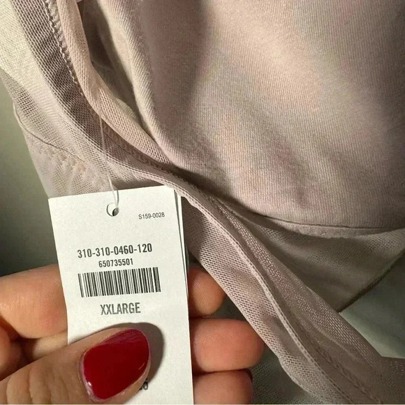 NWT GILLY HICKS BRA/TOP TIE UP IN  LAVENDER MAUVE XXL - Picture 6 of 6